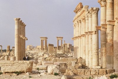 Colonnaded Street Leading to the Temple of Bel, Constructed in Late 2nd-Early 3rd Century by Roman